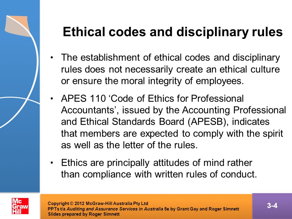 Chapter 3 Ethics, independence and corporate governance - ppt download